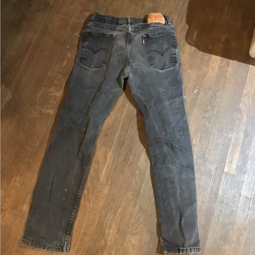 Levi's Charcoal Straight-Leg Jeans